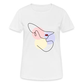 EHEFRAU. TOCHTER. JUGENDLICHER. FRAUENTAG - Frauen T-Shirt atmungsaktiv - Weiß - Vorne - AI Model Female 172 dark (172cm)