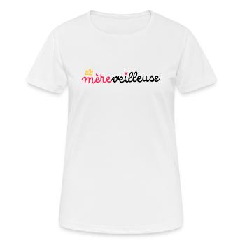 Mother's day word games motherly - Women's Breathable T-Shirt - white - Front - AI Model Female 172 dark (172cm)