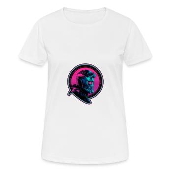 Sternenlord - Frauen T-Shirt atmungsaktiv - Weiß - Vorne - AI Model Female 172 dark (172cm)
