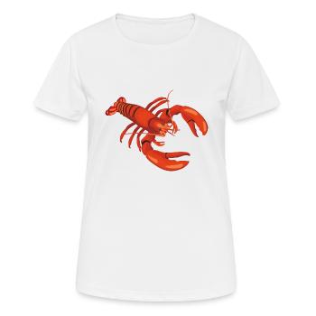 Hummer - Frauen T-Shirt atmungsaktiv - Weiß - Vorne - AI Model Female 172 dark (172cm)
