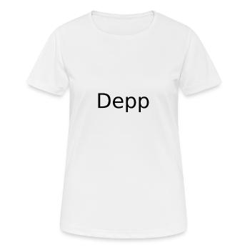 douchebag - Women's Breathable T-Shirt - white - Front - AI Model Female 172 dark (172cm)