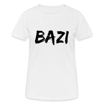 Expression bavaroise BAZI - T-shirt respirant Femme - blanc - Devant - AI Model Female 172 dark (172cm)
