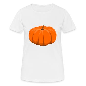citrouille - T-shirt respirant Femme - blanc - Devant - AI Model Female 172 dark (172cm)