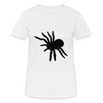 Toile d’araignée, Toile d’araignée, Phobie de l’araignée, Cadeau dégoûtant - T-shirt respirant Femme - blanc - Devant - AI Model Female 172 dark (172cm)