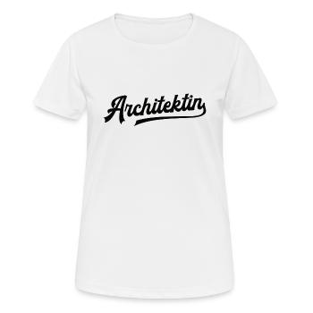 Architektin Baumeisterin Frauen Architektur - Frauen T-Shirt atmungsaktiv - Weiß - Vorne - AI Model Female 172 dark (172cm)
