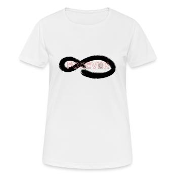 Pour toujours - T-shirt respirant Femme - blanc - Devant - AI Model Female 172 dark (172cm)