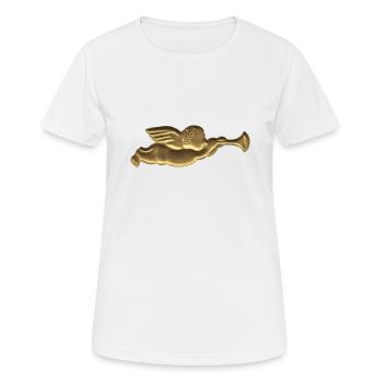 Ange - T-shirt respirant Femme - blanc - Devant - AI Model Female 172 dark (172cm)