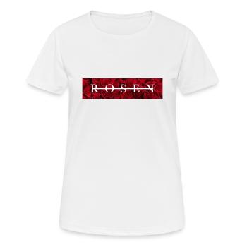 Roses - T-shirt respirant Femme - blanc - Devant - AI Model Female 172 dark (172cm)