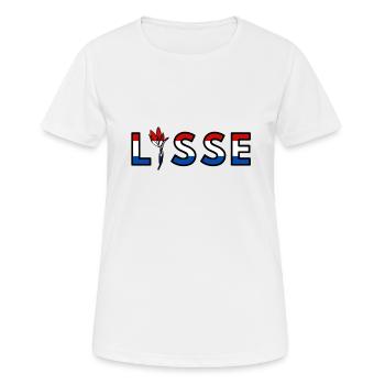 Lisse Pays-Bas en Europe - T-shirt respirant Femme - blanc - Devant - AI Model Female 172 dark (172cm)