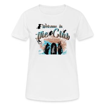 Rats Art Design 2 - T-shirt respirant Femme - blanc - Devant - AI Model Female 172 dark (172cm)
