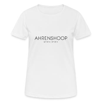 Ahrenshoop, Fischland-Darß-Zingst, mer Baltique - T-shirt respirant Femme - blanc - Devant - AI Model Female 172 dark (172cm)
