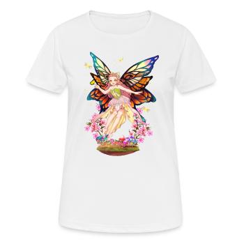 Femme fée Yôsei - T-shirt respirant Femme - blanc - Devant - AI Model Female 172 dark (172cm)