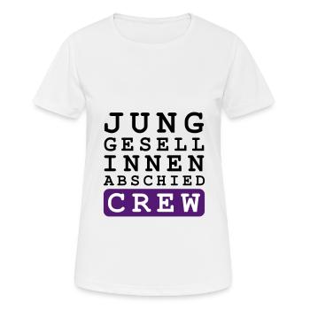 Hen Party Crew Hen - Women's Breathable T-Shirt - white - Front - AI Model Female 172 dark (172cm)