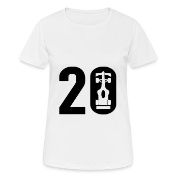 20 Formula Motorsport - Women's Breathable T-Shirt - white - Front - AI Model Female 172 dark (172cm)