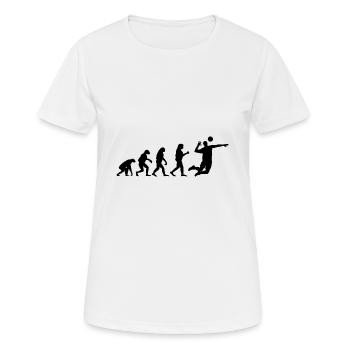Volleyball, Volleyball player, Volleyball coach - Women's Breathable T-Shirt - white - Front - AI Model Female 172 dark (172cm)