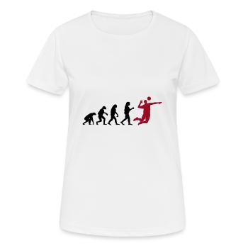 Volleyball, Volleyball player, Volleyball coach - Women's Breathable T-Shirt - white - Front - AI Model Female 172 dark (172cm)