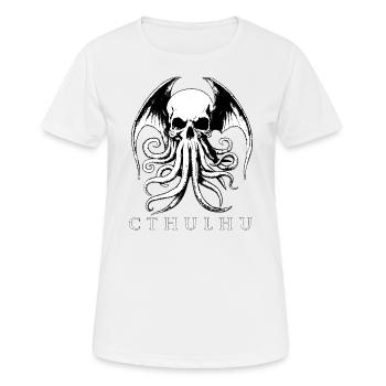 Cthulhu Gothic White - T-shirt respirant Femme - blanc - Devant - AI Model Female 172 dark (172cm)