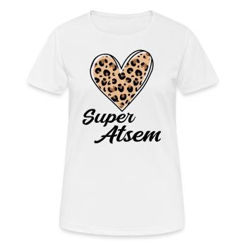 Super atsem - Women's Breathable T-Shirt - white - Front - AI Model Female 172 dark (172cm)