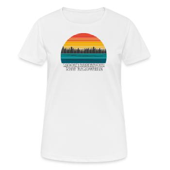 Moore Reservoir New Hampshire - Frauen T-Shirt atmungsaktiv - Weiß - Vorne - AI Model Female 172 dark (172cm)