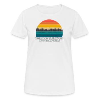 Pontook Reservoir New Hampshire - T-shirt respirant Femme - blanc - Devant - AI Model Female 172 dark (172cm)