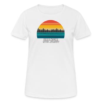 Blue Hole New Jersey - T-shirt respirant Femme - blanc - Devant - AI Model Female 172 dark (172cm)