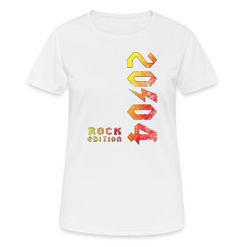 Geburtstag Rock Edition 2004 - Frauen T-Shirt atmungsaktiv - Weiß - Vorne - AI Model Female 172 dark (172cm)