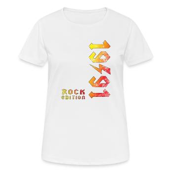 Geburtstag Rock Edition 1991 - Frauen T-Shirt atmungsaktiv - Weiß - Vorne - AI Model Female 172 dark (172cm)