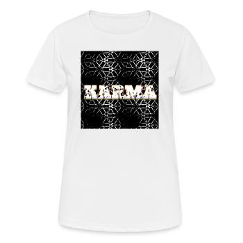 Karma - Image - 2023 - Women's Breathable T-Shirt - white - Front - AI Model Female 172 dark (172cm)