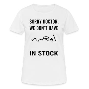 Citation de pharmacie amusante - T-shirt respirant Femme - blanc - Devant - AI Model Female 172 dark (172cm)