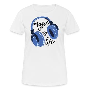 Motivational quote mental health - Frauen T-Shirt atmungsaktiv - Weiß - Vorne - AI Model Female 172 dark (172cm)