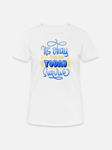 Motivational rate mental health - Women's Breathable T-Shirt - white