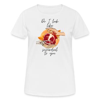 Hadès et Perséphone - T-shirt respirant Femme - blanc - Devant - AI Model Female 172 dark (172cm)