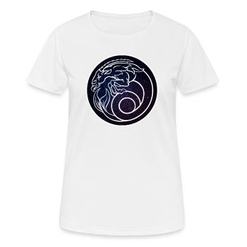 Capricorn Zodiac sign - Frauen T-Shirt atmungsaktiv - Weiß - Vorne - AI Model Female 172 dark (172cm)