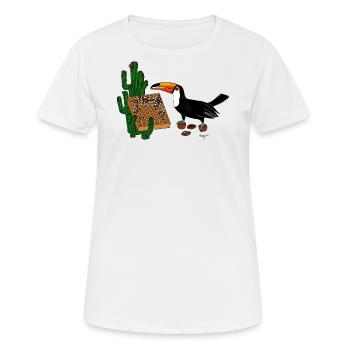 The Ear-Reddening Move - Women's Breathable T-Shirt - white - Front - AI Model Female 172 dark (172cm)