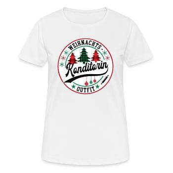Konditorin Weihnachtsgeschenk Bäckerin Weihnachten - Frauen T-Shirt atmungsaktiv - Weiß - Vorne - AI Model Female 172 dark (172cm)