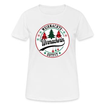 Uhrmacherin Weihnachten Uhrmacher Juwelier - Frauen T-Shirt atmungsaktiv - Weiß - Vorne - AI Model Female 172 dark (172cm)