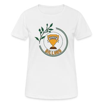 Billard Siegerin Billardspielerin Sieg Turnier - Frauen T-Shirt atmungsaktiv - Weiß - Vorne - AI Model Female 172 dark (172cm)
