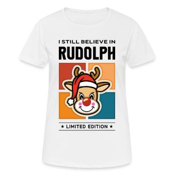 Rudolph - T-shirt respirant Femme - blanc - Devant - AI Model Female 172 dark (172cm)