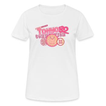 Tokyo Connection 82 (Nippon Cats) - T-shirt respirant Femme - blanc - Devant - AI Model Female 172 dark (172cm)