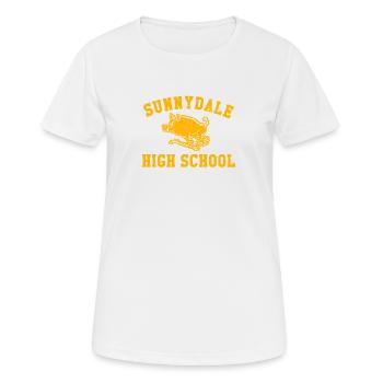 Sunnydale High School logo merch - Women's Breathable T-Shirt - white - Front - AI Model Female 172 dark (172cm)