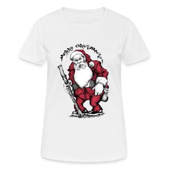 Weihmachtsmann - T-shirt respirant Femme - blanc - Devant - AI Model Female 172 dark (172cm)