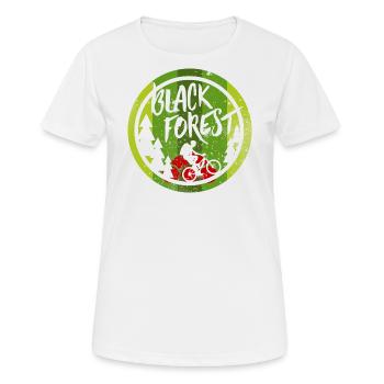 Black Forest - Frauen T-Shirt atmungsaktiv - Weiß - Vorne - AI Model Female 172 dark (172cm)