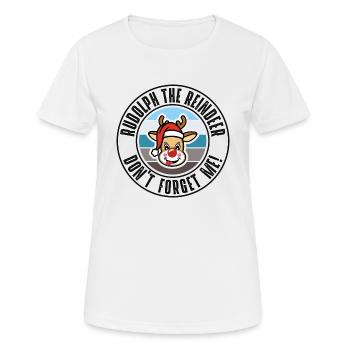 Rudolph - T-shirt respirant Femme - blanc - Devant - AI Model Female 172 dark (172cm)