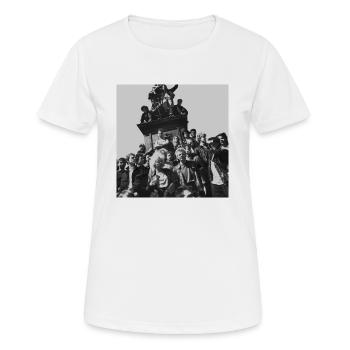 Punkrock - Frauen T-Shirt atmungsaktiv - Weiß - Vorne - AI Model Female 172 dark (172cm)