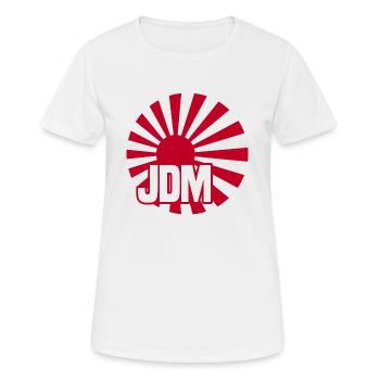 JDM Rising Sun - Women's Breathable T-Shirt - white - Front - AI Model Female 172 dark (172cm)