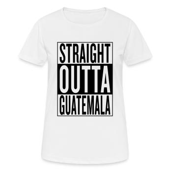 Guatemala - Frauen T-Shirt atmungsaktiv - Weiß - Vorne - AI Model Female 172 dark (172cm)