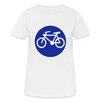 bicycle - Women's Breathable T-Shirt - white - Front - AI Model Female 172 dark (172cm)