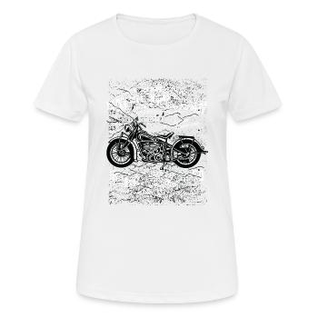 Dark Iron - Women's Breathable T-Shirt - white - Front - AI Model Female 172 dark (172cm)