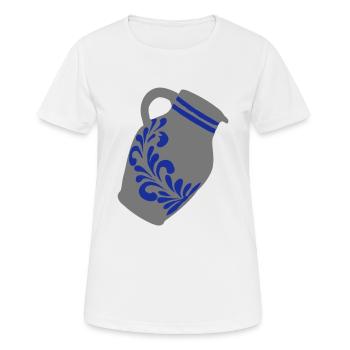 HESSEN BEMBEL - FRANKFURTER APFELWEIN BEMBEL - Frauen T-Shirt atmungsaktiv - Weiß - Vorne - AI Model Female 172 dark (172cm)