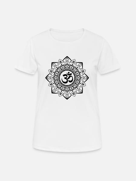 Om Design - Women's Breathable T-Shirt - white